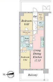 トラープランド蒼麗館 301 間取り図