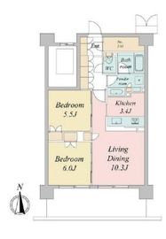 トラープランド蒼麗館 708 間取り図