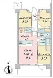 トラープランド蒼麗館 709 間取り図