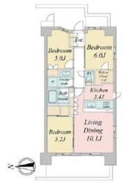 トラープランド蒼麗館 405 間取り図