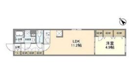 ウェルスクエア武蔵小山Ⅱ 401 間取り図