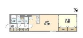 ウェルスクエア武蔵小山Ⅱ 101 間取り図
