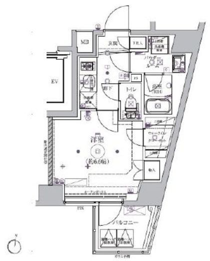 RELUXIA TERRACE横濱吉野町 (リルシアテラス横濱吉野町) 10階 間取り図