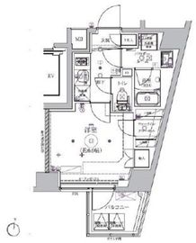 RELUXIA TERRACE横濱吉野町 (リルシアテラス横濱吉野町) 10階 間取り図