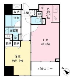 ヴィアラッティア笹塚 802 間取り図