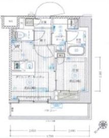 ブライズ鷺沼 401 間取り図