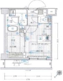 ブライズ鷺沼 402 間取り図