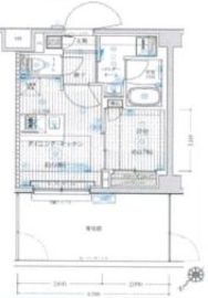 ブライズ鷺沼 103 間取り図