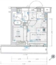 ブライズ鷺沼 204 間取り図