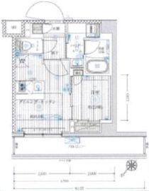 ブライズ鷺沼 305 間取り図