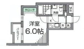 M's麻布十番 408 間取り図