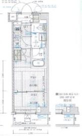 ブライズ鷺沼 406 間取り図