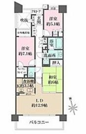 ファミールグラン高井戸デュープレックス 4階 間取り図