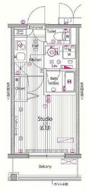 ガーラ・ヴィスタ横濱西口 8階 間取り図