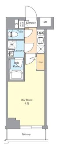 AIFLAT渋谷西原 (アイフラット渋谷西原) 302 間取り図