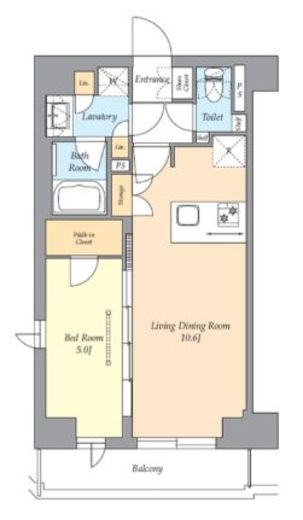 AIFLAT渋谷西原 (アイフラット渋谷西原) 401 間取り図