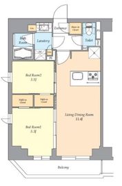 AIFLAT渋谷西原 (アイフラット渋谷西原) 301 間取り図