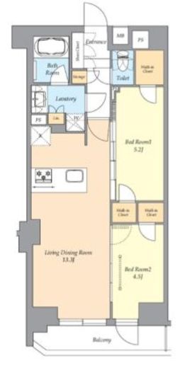 AIFLAT渋谷西原 (アイフラット渋谷西原) 306 間取り図