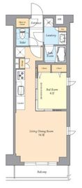 AIFLAT渋谷西原 (アイフラット渋谷西原) 407 間取り図