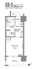 フレアージュ恵比寿 403 間取り図