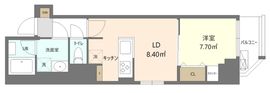 Reframe5 早稲田 704 間取り図