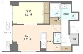 Reframe5 早稲田 602 間取り図