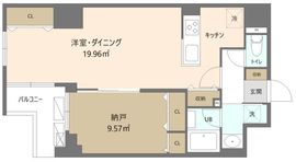 Reframe5 早稲田 201 間取り図
