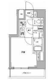 ジェノヴィア川崎駅グリーンヴェール 10階 間取り図