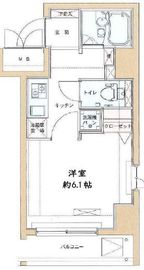 ドルチェ月島弐番館 7階 間取り図