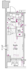 ガーラ・ステーション横濱大通り公園 5階 間取り図