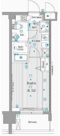 グランド・ガーラ横濱桜木町 4階 間取り図