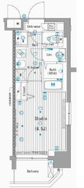 ガーラグランディ横濱桜木町 6階 間取り図