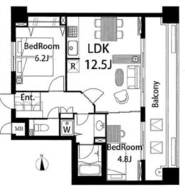 LANAI TOWN RENAISSANCE PLAZA HOUSE (ラナイ タウン ルネッサンス プラザハウス) 404 間取り図