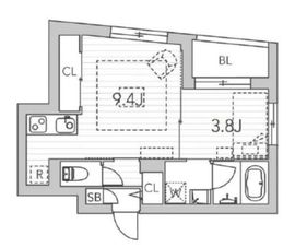 グランデュオ中野Ⅲ (GranDuo NakanoⅢ) 101 間取り図