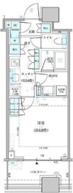 パークタワー勝どきミッド/サウス 5階 間取り図