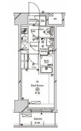 ラフィスタ川崎Ⅱ 3階 間取り図