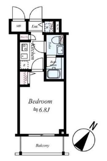 ガーラ・グランディ川崎 14階 間取り図