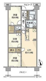 プラウド練馬中村橋ガーデンテラス 4階 間取り図