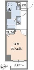 クレイシア蔵前 2階 間取り図