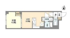 ウェルスクエア西新宿五丁目 101 間取り図