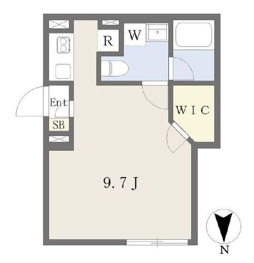 Reve Residence高輪 (レーヴレジデンス高輪) 203 間取り図