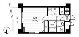グランド・ガーラ西麻布 15階 間取り図