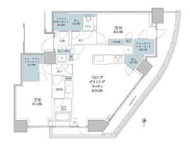 パークコート乃木坂ザタワー 19階 間取り図