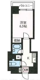 エスティメゾン神田 1101 間取り図