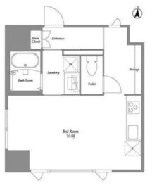 品川港南テラス 401 間取り図