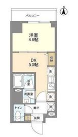 ウェルスクエア錦糸町SOUTH 204 間取り図