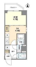 ウェルスクエア錦糸町SOUTH 403 間取り図