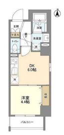 ウェルスクエア錦糸町SOUTH 601 間取り図