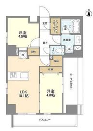 ウェルスクエア錦糸町SOUTH 701 間取り図