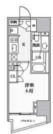 シーズンフラッツ大井町 401 間取り図